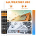 WELLUCK 100% Waterproof Silicone Caulk Sealant, Flexible Adhesive for Kitchen, Bathroom, Window, Door, Glass, Bathtub,