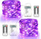 BrizLabs Purple Halloween Lights, 19.47ft 60 LED Battery Halloween Lights, 8 Modes
