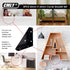 CMLY 12Pcs 66 66mm Corner Brace Brackets, x Black Corner Braces for Wood, Universal Furniture Corner Connector