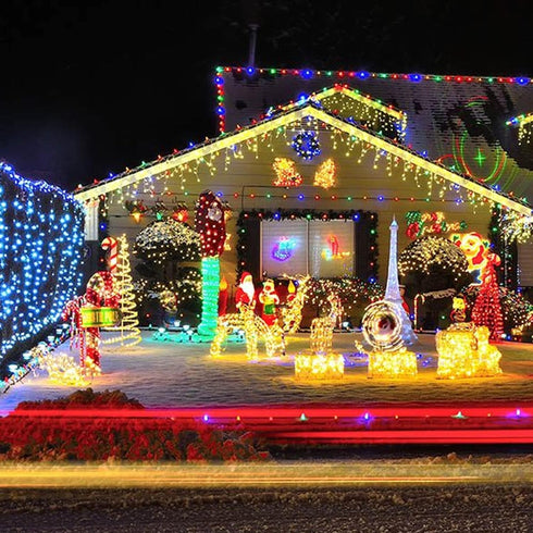 20FT 100 Count TW SHINE Warm White Christmas Lights, Incandescent White Wire Christmas Tree Lights, Waterproof Xmas
