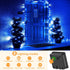 2 Pack 80FT 240 8 Solar String Lights Outdoor Waterproof, LED String Lights for Outside, Modes Green Wire Twinkle Fairy