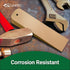 CS Unitec Non-Sparking Aluminum Bronze Flange Wedge with Lanyard Hole, Metal Pipefitting Welding Tool, 1/2 in x 3/4 in