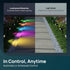 SL5C, IP67 Pathway(2 Pack) Linkind Smart Solar Spot Lights Outdoor Solar Lights Outdoor Spotlight Cool/Warm White/Color