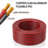 16 16AWG 100FT 2 12V/24V Energeaster Gauge Wire, Automotive Electrical Wire Conductor Red Black DC Cable LED Strips