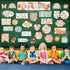 Class Rules Bulletin Board Decorations Groovy Motivational Cutouts for School Home Wall Decor