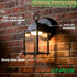 3000K 9.5W 800 1-Pack LIT-PaTH Outdoor LED Wall Lantern, Wall Sconce as Porch Lighting Fixture, Warm White, Lumen