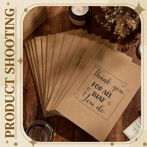 Fuutreo 50 Pack Inspirational Notebooks, 8.27 x 5.51 In A5 Kraft Motivational Notepads for Employee Appreciation Gifts