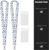 Cruise On Lanyards for Cruise Ship Cards (2-Pack) with ID Holder, Detachable Key Card Badge & Waterproof Holder (White
