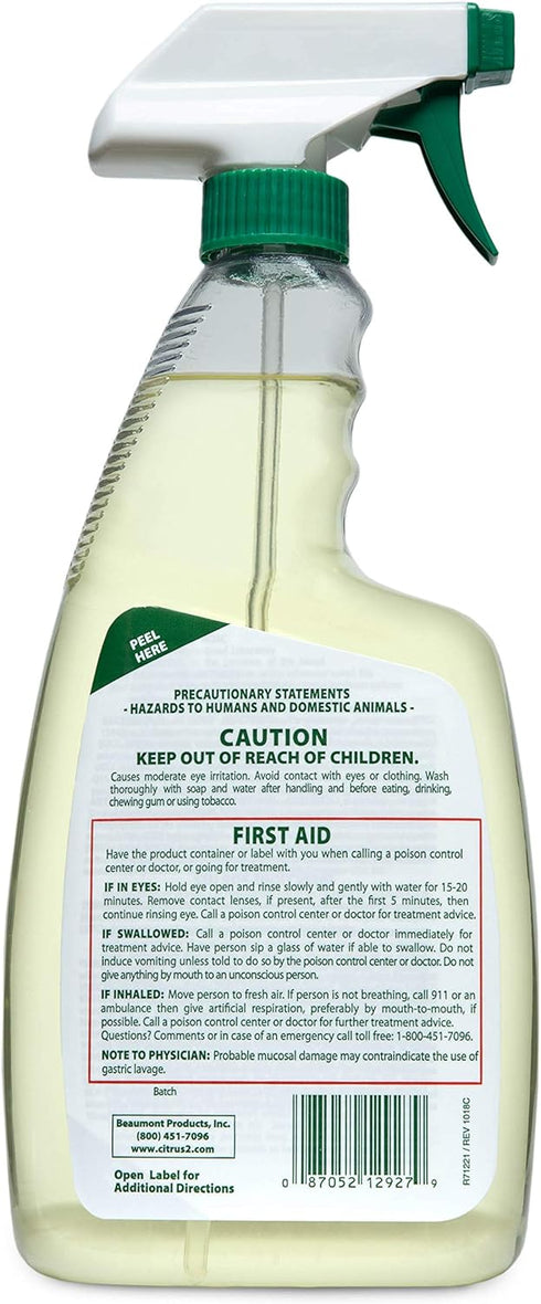 Citrus II 22-Fluid Hospital Germicidal Deodorizing Cleaner, Fresh Citrus, Ounce