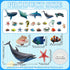 Fulmoon 62 Pcs Realistic Sea Ocean Animal Classroom Bulletin Board Decor Cutout Sharks Whales Turtles Clown Fish Seahorse Starfish Cutout Ocean Party Classroom Office Wall Decorations by Fulmoon