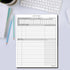 Hourly Planner Notepad, 50 Page Planning Pad w/Appointment Time Block, 8.5 X 11, A4 Sheets for Office Work Schedule