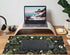 DSKGSJH 31.5 15.75 Dark Green Floral Plants XXL Gaming Mousepad & Desk Pad - Nature Leaf Flower Laptop Keyboard Mat x