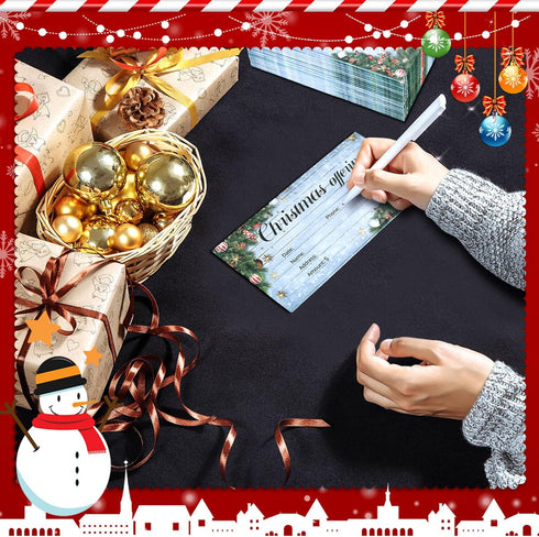 Cholemy 500 Pcs Christmas Offering Envelopes for Church, 6.3 x 3.1 Inch Tithes and Donation Envelopes