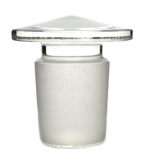 EISCO Flat Head Stopper - Solid Cone, Borosilicate Glass, Size 29/32