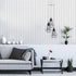 Erfoni Black and White Peel and Stick Wallpaper, Modern Herringbone Contact Paper, 17.7inch x 78.7inch
