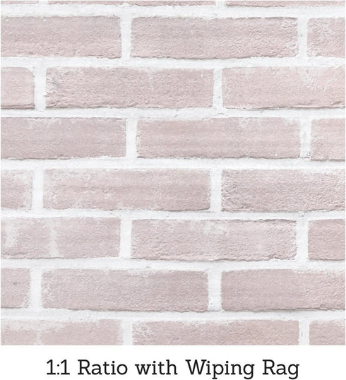 Giani Whitewashed Brick Transformation Kit
