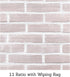 Giani Whitewashed Brick Transformation Kit