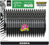 Zebra Black Pens, 40 Pack Z Grip Ballpoint Pen, .7 mm Fine Point, Retractable