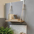 Cubicle Shelf Hanging, Office Cubicle Wall Shelf with Rope Adjustable Hooks, Office Decor Desk Accessories, Organizer