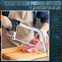 16 Inch Butcher Saw Meat and Bone, Professional Meat Processing Saw with Stainless Steel Blade, Quick Release Black