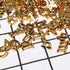 Gold Letters for Letter Board, 3/4 inch Message Board Letters, 375 Pre-Cut Plastic Changeable Menu Board