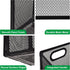 EASEPRES 2 Pack Desk Hanging File Organizer, Mesh Metal Letter-Size Desktop File Holder Box for Filing Folder Storage
