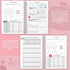 EPEWIZD A5 Counter Food Journal for Women Weight Loss Journal Wellness Meal Planner Size Food Dairy Calories Book