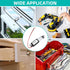 NORJIN 12V Mini Electric Linear Actuator, 0.8" Stroke, 32N Speed 15mm/s, Linear Motion Actuators with Mounting Brackets