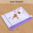 Wisdompro Zipper Pouch, 4 Packs Durable Letter Size Waterproof Mesh File Bag, Document Organizer - Purple