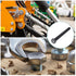 Hex Bolts (M12-1.75x130mm) 4Pcs, 8.8 Grade Carbon Steel Fully Threaded Black Oxide Hex Head Screw Bolt for Furniture