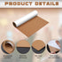 Geetery 24 x 100 Inches Self Adhesive Cork Roll with Adhesive Backing for Bulletin Board and DIY Craft