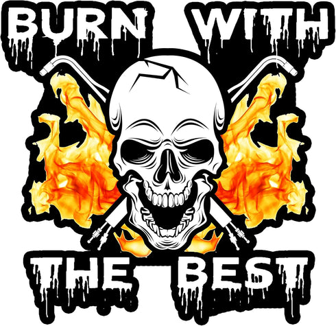 Welding Stickers for Welding Hood & Tool Box 100% Vinyl Stickers Stickers for Adults Badass Welder Stickers Including, Flux, Rods, Hood, Flash, Fire, Welds by Kakembo