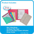 C-Line Mini Binder Starter Kit, Includes Binder, Index Dividers, Filler Paper, Colors May Vary