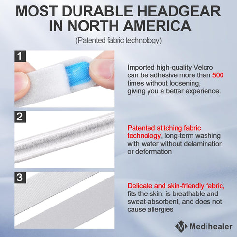 Medihealer Upgraded Full Tube Frame Strap Kit for N20, Compatible with Airfit N20