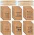 Teling 120 Pcs Inspirational Small Journals, Bulk Kraft Notepads with Motivational Bamboo Pen for Teacher Nurse Gifts
