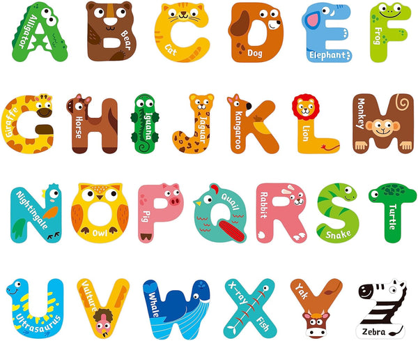 SpriteGru 26 Alphabet Letters Bulletin Board Decor with PET Film for Kindergarten Homeschool Supplies