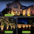 10W 12/24V 2700K IP65 4 Pack Low Voltage Landscape Lights, Warm White Landscape Lighting, Waterproof Outdoor LED
