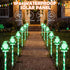 DTNESS 12 Packs 8 Lovely Elf Pathway Lights Outdoor Decorations for St. Patricks Day, Green Lucky Gnome w/ Modes