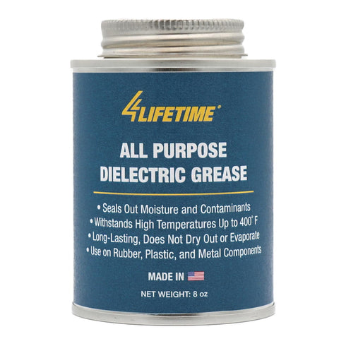 Dielectric Silicone Grease, Waterproof Non-Conductive Lubricant for Electrical and Automotive Applications, 8oz