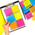 SIMONA Sticky Notes 3x3 in, 6 Color Bright Colorful Sticky Pad, 6 Pads/Pack, 100 Sheets/Pad, Self-Sticky Note Pads