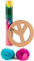 U Brands Peace Out Locker Accessory Kit, Includes Magnets, Wrap, Bulletin Board, Push Pins, 7 Pieces