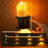2 Pack, 0-100LM Dimmable 1800K Briignite Flameless Candle Night Light, Night Lights Plug into Wall, Candle Nightlight