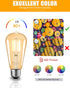 MASTERY MART Dimmable Vintage E26 LED Light Bulb, 2200K Warm White 5.5W (60 Watt Equivalent), 6 Pack
