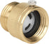 Vacuum Breaker Hose Bib Backflow Preventer, 3/4 Inch, Brass, Homewerks Worldwide VACBFPZ4B