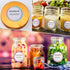 Marspark 600 Pieces Canning Jar Labels, 2 Rolls Round Mason Stickers for Jelly, Homemade Food Containers