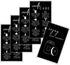 Handmade Candle Care Instruction Card - 50 Pack for Candle Makers, Black with White, 3.5 x 2 inches