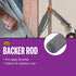 M-D Building Products 19100 Versatile Caulk Backer Rod Set, 1in x 10ft, Essential Foam Rods