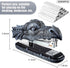 Dragon Stapler with 2000 Staples, Dragon Head Stapler Kids Novelty Stapler Funny Carving Resin Faucet Stapler for Office Desk Stationery Desktop Accessory Home Decor (Grey) by Pajean
