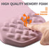 Ergonomic Slope Mouse Pad with Wrist Support, Carpal Tunnel Pain Relief with Massage Bulge, Memory Foam