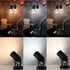 NOTOC Industrial Adjustable Retro Black, Plug-in Wall lamp, Rocker Wall Sconces with on/Off Switch for Bedroom Living
